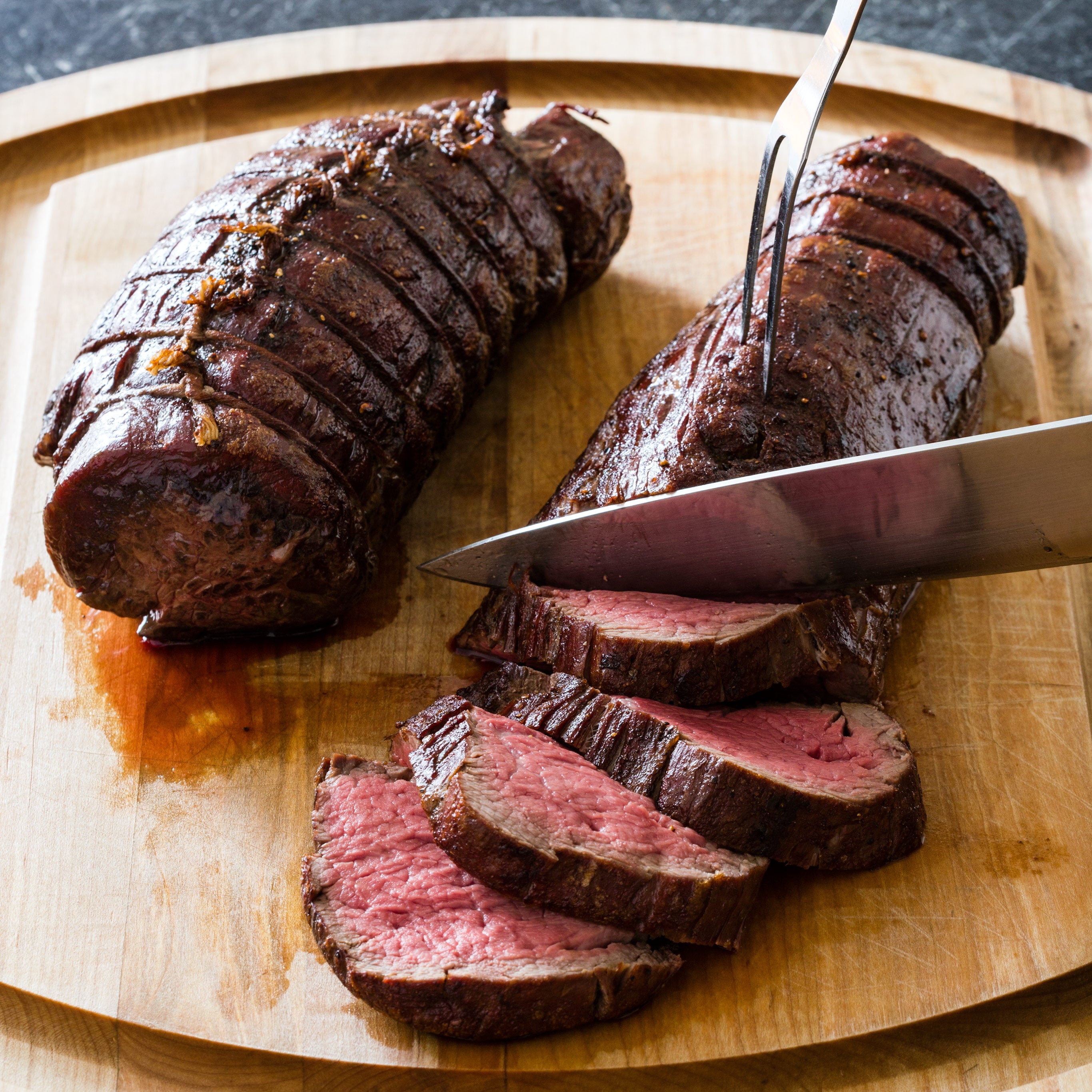 Wine Sauce Grilling Filet Mignon Roast Sliced Beef Tenderloin Recipe